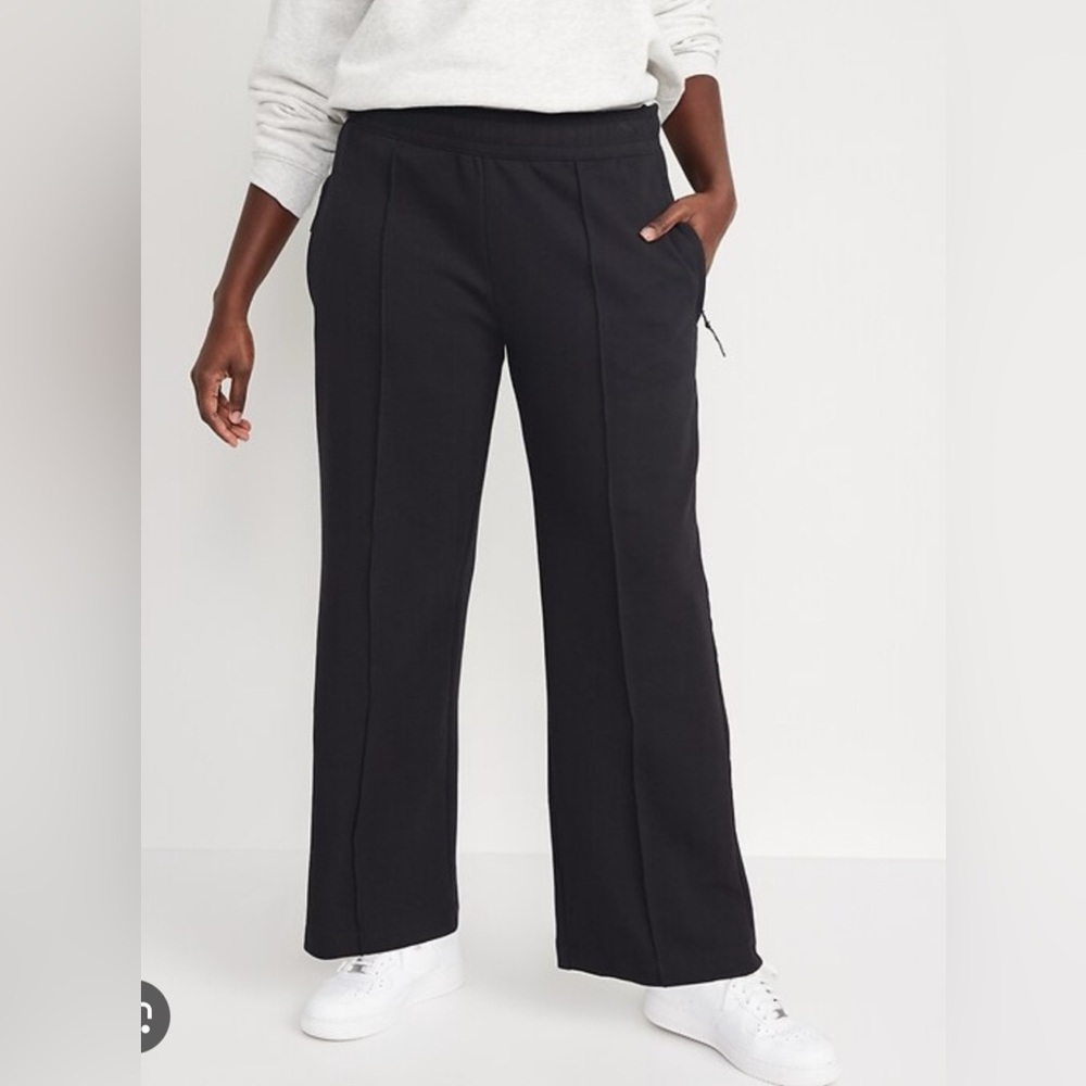 Old Navy Black Wide Leg Pants High-Waisted